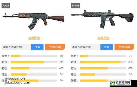 和平精英 M4 与 AK 枪型优劣对比